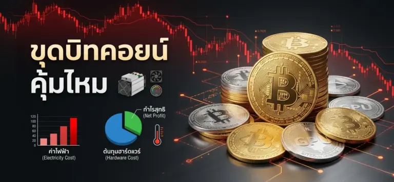 ขุดบิทคอยน์ คุ้มไหม